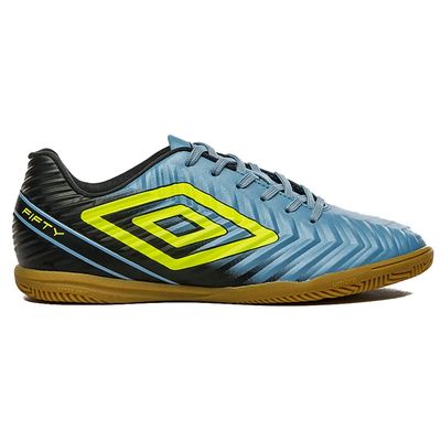 Chuteira Masculina Futsal Fifty V Azul Preto Lima Umbro U03FB00164-316 42