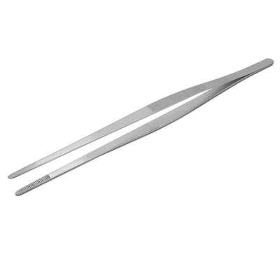 Pinça Culinária Inox Profissional 30cm Mimo Style Pegador De Cozinha Para Alimentos Gastronomia Decoração Pratos