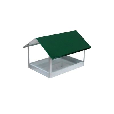 Comedouro Tratador Pendurado Para Pássaros N03 40x28x25cm