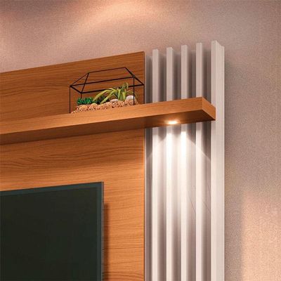 Painel Para Tv Home Suspenso Cosmo Cinamomo Off White - Hb Móveis