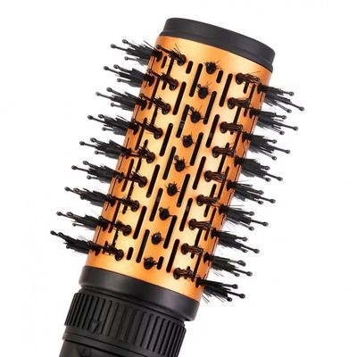 Escova Rotativa Secadora BER20PD com 3 Temperaturas Britânia Preto e Dourado / Bivolt