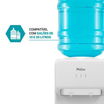 Bebedouro de Água Philco PBE11 Branco / 110V