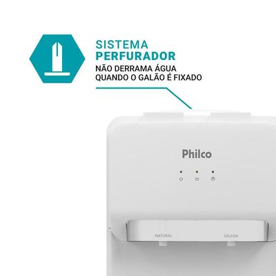 Bebedouro de Água Philco PBE11 Branco / 110V