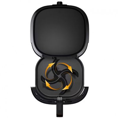 Fritadeira Elétrica Sem Óleo Air Fryer Philips Walita RI9270 6,2 Litros Digital Preto / 220V