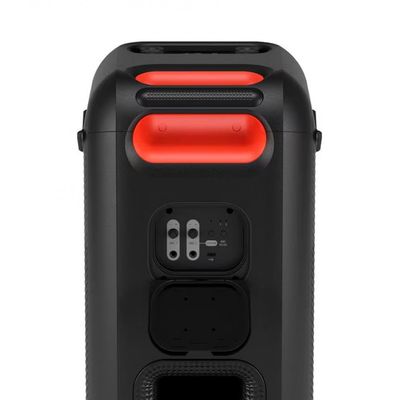 Caixa de Som Amplificada LG Partybox Xboom XL9T IPX4 Bivolt com Bluetooth, Alça de transporte e Display LED 1000W RMS - Preta Preto / Bivolt