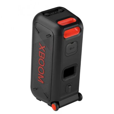 Caixa de Som Amplificada LG Partybox Xboom XL9T IPX4 Bivolt com Bluetooth, Alça de transporte e Display LED 1000W RMS - Preta Preto / Bivolt