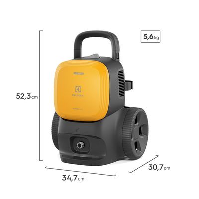 Lavadora de Alta Pressão Electrolux 1800PSI 1400W PowerWash - EWS1800 Amarelo / 220V