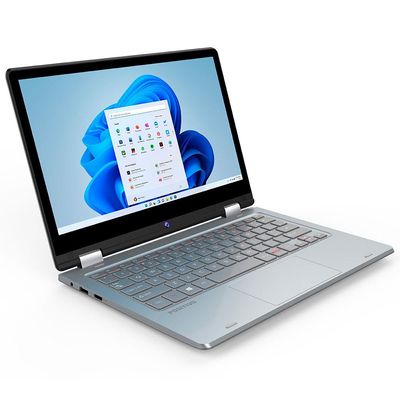 Notebook 2 em 1 Positivo Duo Intel Celeron Dual Core 4GB 128GB eMMC Tela 11.6 Cinza