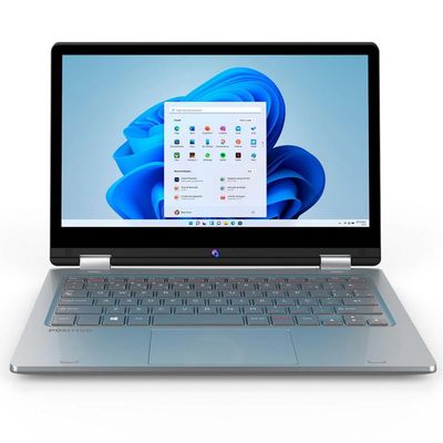 Notebook 2 em 1 Positivo Duo Intel Celeron Dual Core 4GB 128GB eMMC Tela 11.6 Cinza