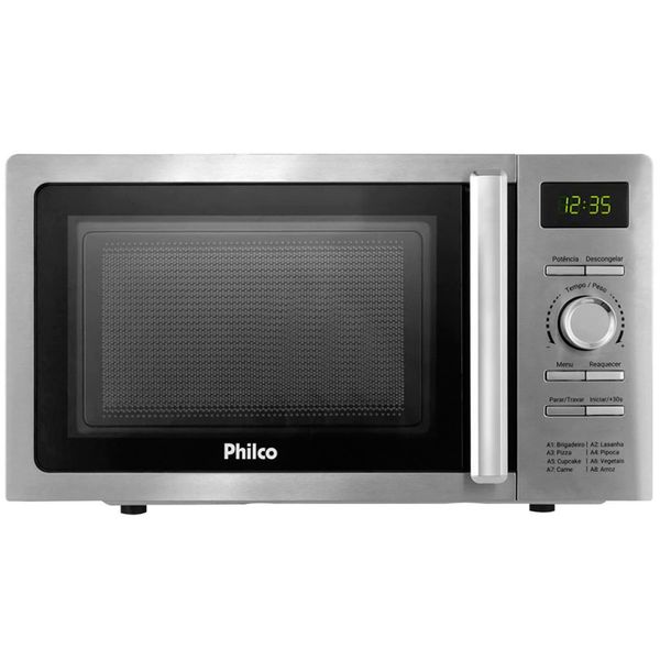 Forno Micro-ondas Pintura Limpa Fácil 20 Litros Philco Prata / 220V