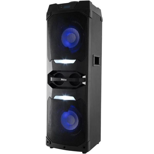 Caixa Acústica Philco Torre PCX16000 Bluetooth 1600W Preto / Bivolt