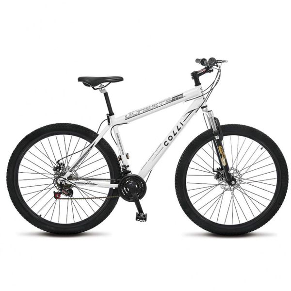 Bicicleta Colli Bike Ultimate Aro 29, Câmbio Importado, Quadro 19 Branco Bicicleta Colli Bike Ultimate Aro 29, Câmbio Importado, Quadro 19 Branco