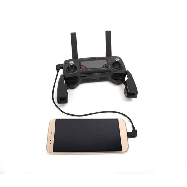 Cabo OTG Celular USB-C para Controle Drone DJI Mavic Pro / Air / Mavic 2, Mini e Spark