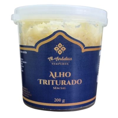 Alho Triturado Orgânico Al Andalus 200g
