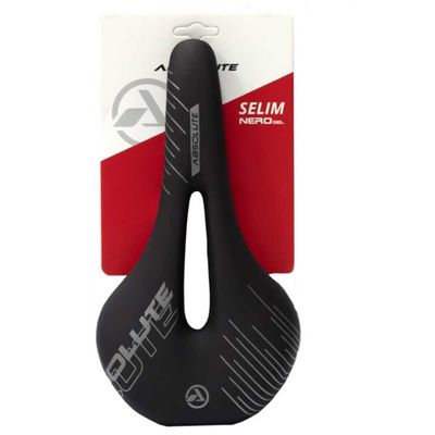 Selim Sela Nero Absolute Gel 268/146mm Vazado Bike Bicicleta