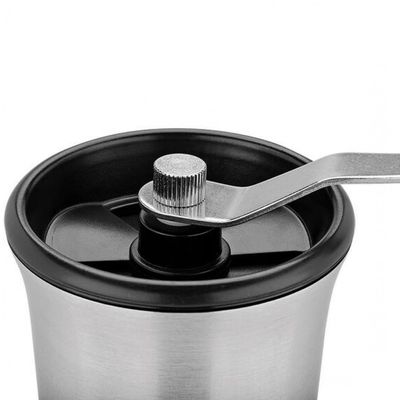 Moedor de Café Tramontina Realce em Acrílico, Aço Inox e Silicone Preto com Inox