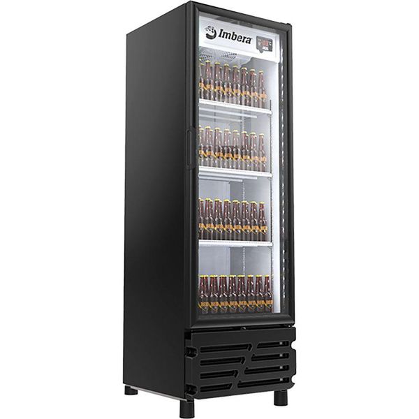 Cervejeira Imbera Vertical Porta Vidro 522 Litros Preto 220V CCV355 1022609 220V