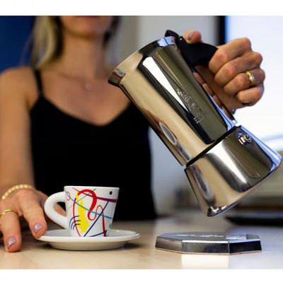 Cafeteira Bialetti Vênus em Aço Inox - 10 Xícaras Inox