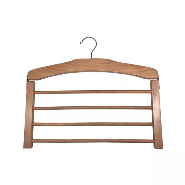 Cabide para Calças Oikos Madeira com 4 Barras
