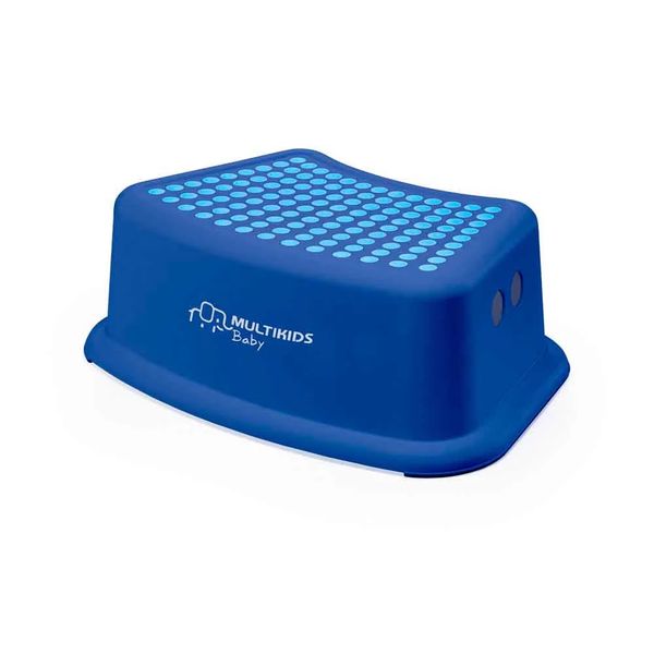 Banqueta Infantil com Antiderrapante Multikids Baby Azul
