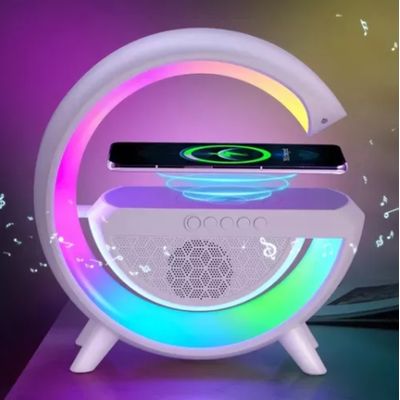 Luminária Rgb Caixa Som G Speaker Carregador Indução AL-8778