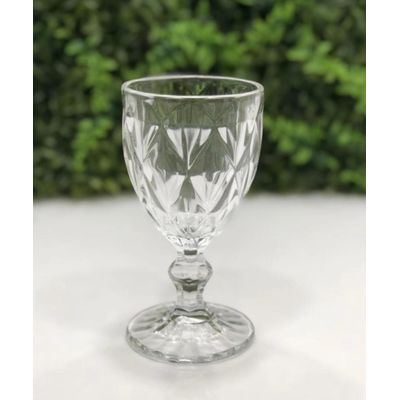 Jogo de 24 Taças para Agua Clear Vitral Verre - Mimo Style