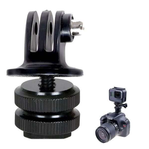 Adaptador Sapata e Tripé para Câmeras DSLR e GoPro