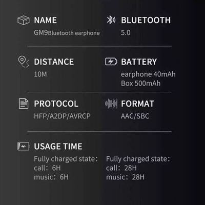 Fone de Ouvido Game Pro 9 Bluetooth - Original Game Mode DS