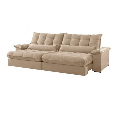 Sofá Classic Linho 02 Módulos 90 Cm B25 Cm Meu Sofá Online A226 Linho Bege