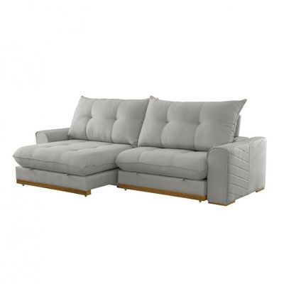 Sofá Argo Linho 02 Módulos 90 Cm B25cm Meu Sofá Online A230 Linho Cinza