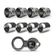 Kit Bico de Válvula Cromado Roda + Parafusos de Placa Honda