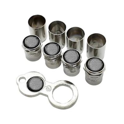 Kit Bico de Válvula Cromado Roda + Parafusos de Placa Honda