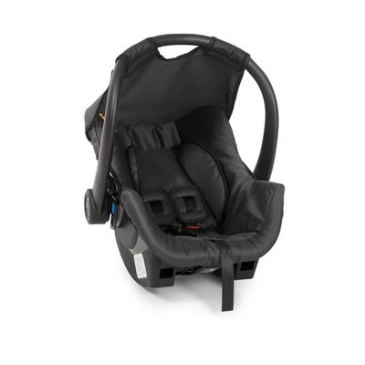 Travel System Galzerano Carrinho De Bebê Romano Com Bebê Conforto Cocoon Slim Preto E Cobre