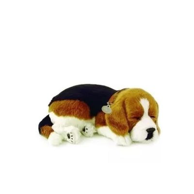 Brinquedo De Pelúcia Que Respira Perfect Petzzz Acompanha Pilha Beagle
