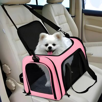 Bolsa De Viagem Para Transporte Pet Rosa