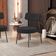 Poltrona Decorativa Para Sala De Estar Base Fixa Londres L02 Bouclê Preto - Lyam