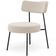 Poltrona Decorativa Para Sala De Estar Base Fixa Londres L02 Bouclê Creme - Lyam