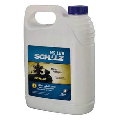 Óleo Schulz Mslub Isovg 100 Compressor Pistão 4L