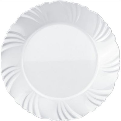 Aparelho de Jantar e Sobremesa Duralex Pétala 24 Peças Branco