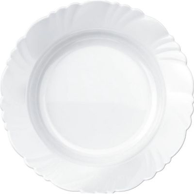 Aparelho de Jantar e Sobremesa Duralex Pétala 24 Peças Branco