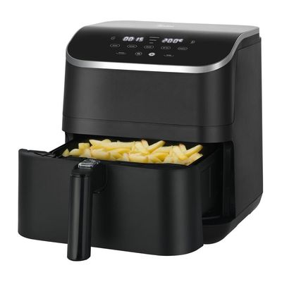 Fritadeira Elétrica Air Fryer Digital Midea Grandgourmet 5,5L FRA59P Preto 127V