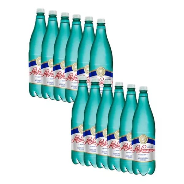 AGUA MINERAL SÃO LOURENÇO SEM GÁS 1,26L - PACK COM 12 UNID AGUA MINERAL SÃO LOURENÇO SEM GÁS 1,26L - PACK COM 12 UNID