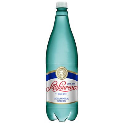 AGUA MINERAL SÃO LOURENÇO SEM GÁS 1,26L - PACK COM 12 UNID