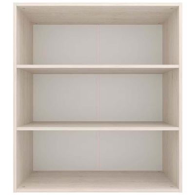 Armário Aéreo Bartira Cristal MDP 15mm com 2 Portas e 2 Prateleiras - 80cm de largura Freixo/Azul Wood
