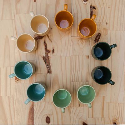 Caneca Le Mug em Cerâmica Bege 260ml
