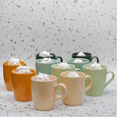Caneca Le Mug em Cerâmica Bege 260ml