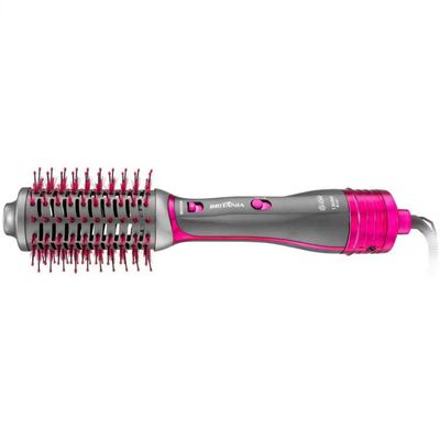 Escova Secadora Britânia BES26SR 1300w Rosa com Prata / Bivolt