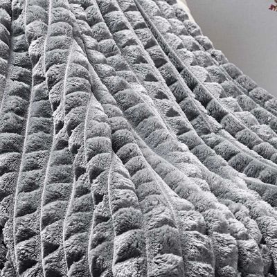 Cobertor Manta Paradise Ultrasoft Flannel Queen 2,40m x 2,20m 01 Peça - Cinza Gris
