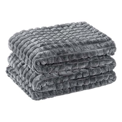 Cobertor Manta Paradise Ultrasoft Flannel Queen 2,40m x 2,20m 01 Peça - Cinza Gris