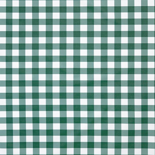 Toalha Mesa Plástica Térmica Xadrez Verde 6 lugares 1,80 Toalha Mesa Plástica Térmica Xadrez Verde 6 lugares 1,80